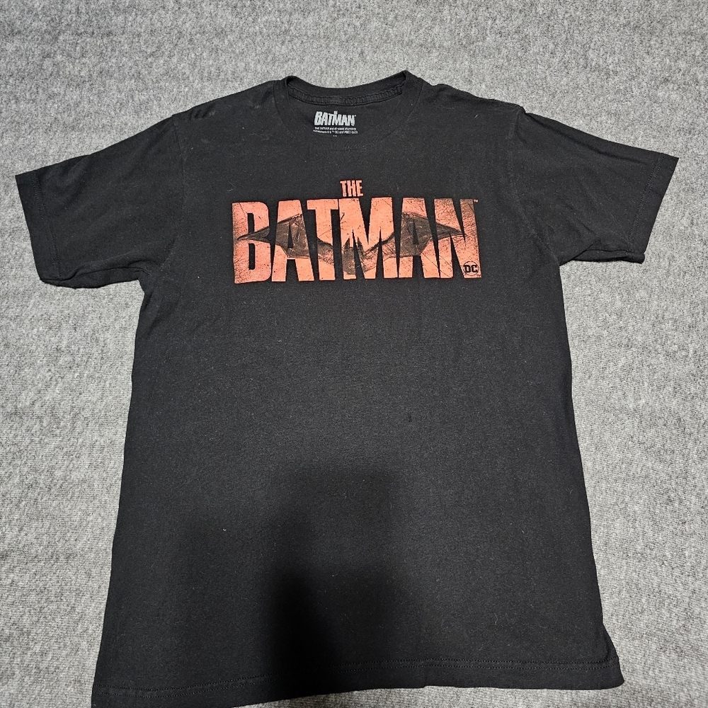 The Batman 2022 Movie Promo Graphic T-Shirt Black  L